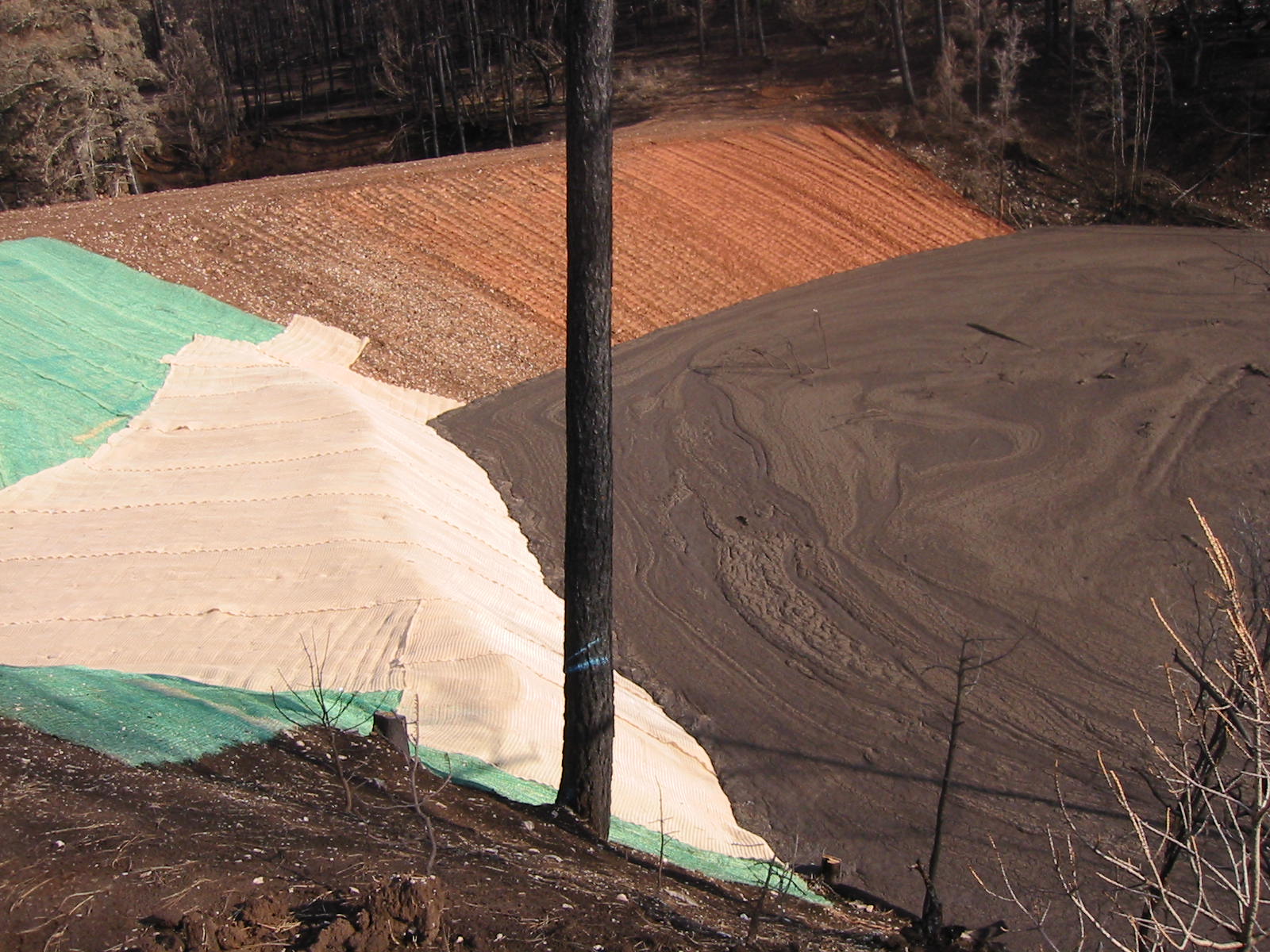 debris basin post fire