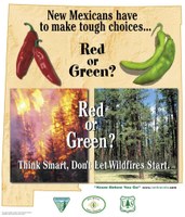 Red or Green Poster by New Mexico State Forestry