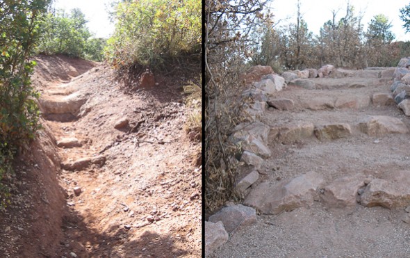 trail stabilization post fire